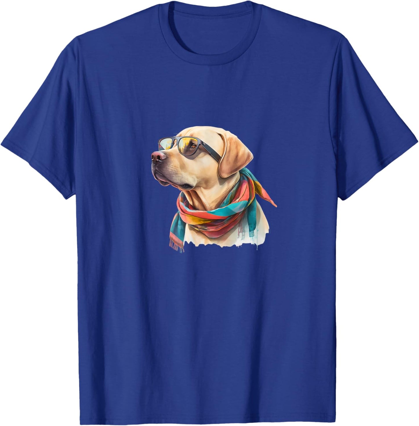 Intellectual Labrador Dog T-Shirt - T-Shirt | Royal
