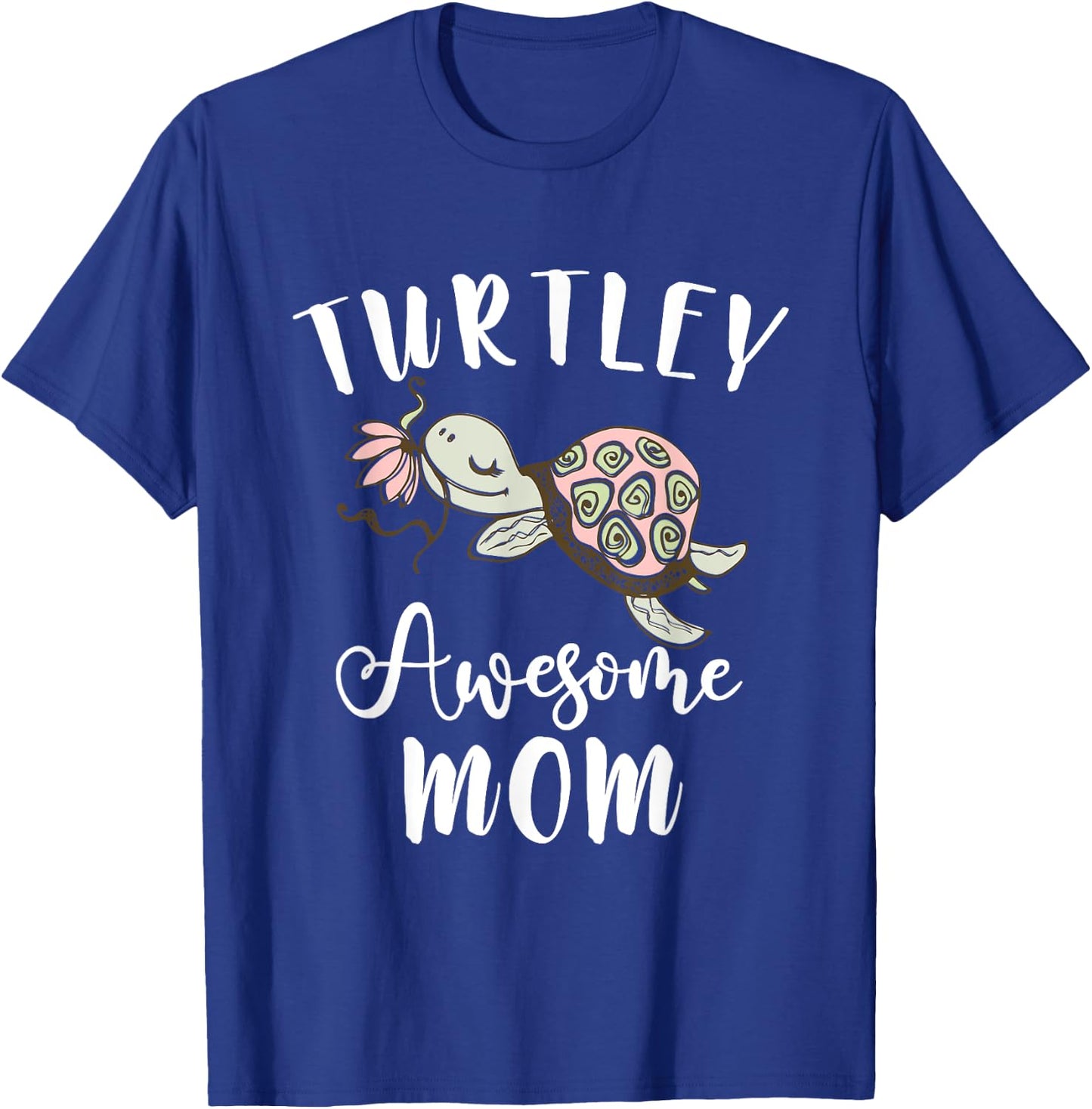 Ocean Animal Lover Mom Mothers Day Gift Turtle T-Shirt - T-Shirt | Royal