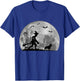 Bigfoot Walking French Bulldog Dog Sasquatch Halloween T-Shirt - T-Shirt | Royal