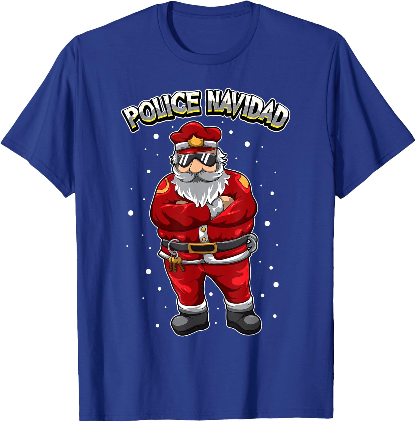 Police Navidad - Felize Navidad - Merry Xmas Officer T-Shirt - T-Shirt | Royal