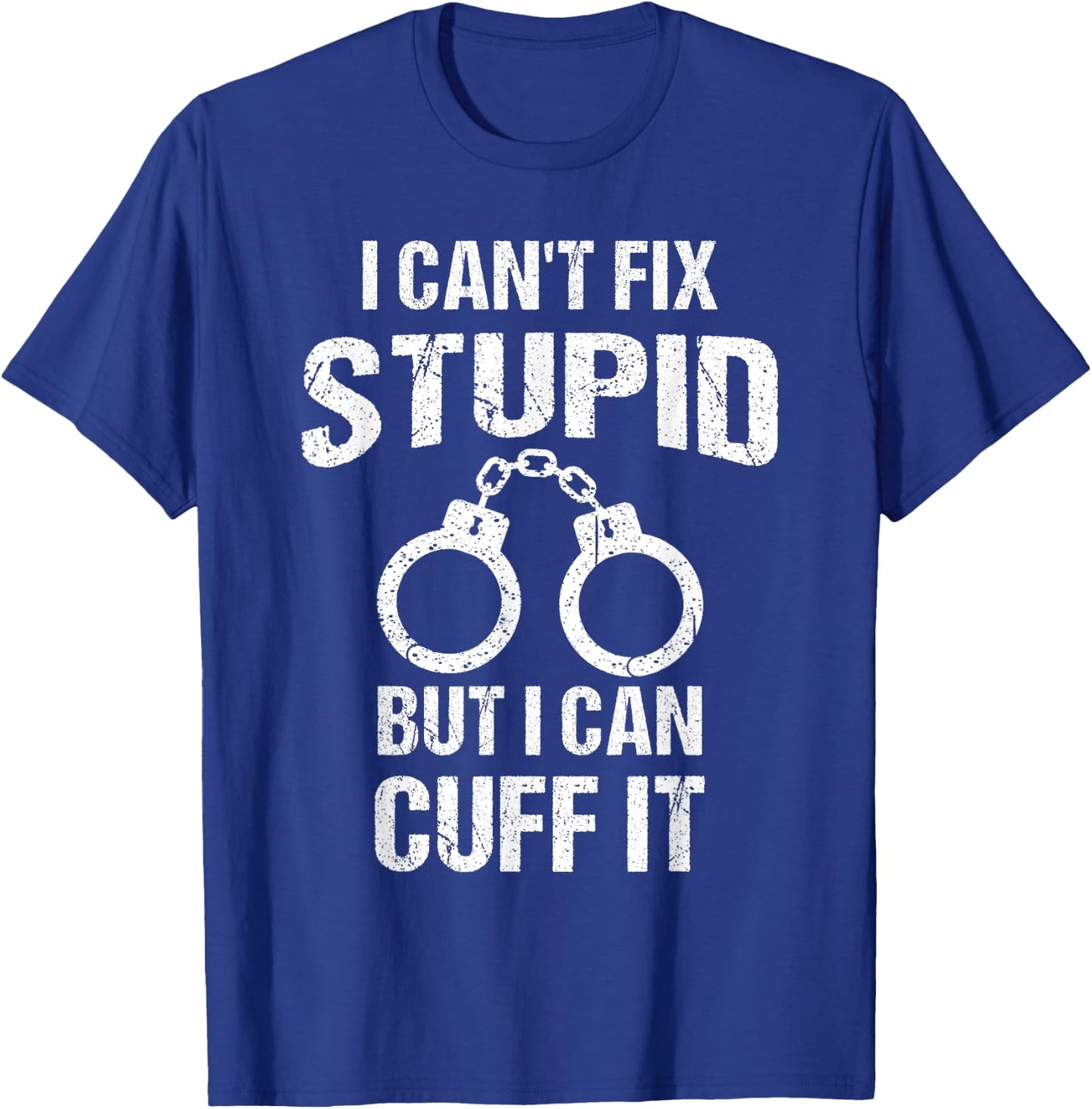 Funny Police Officer Design Women Cop Police Officer T-Shirt - T-Shirt | Royal