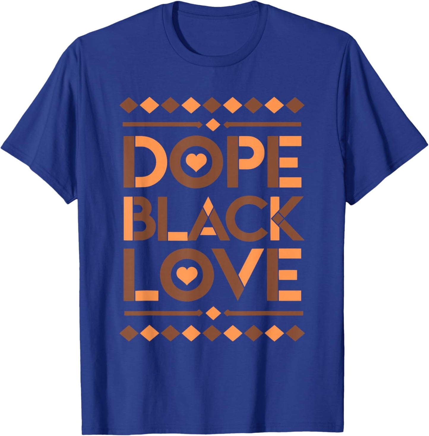 Dope Black Love Matching Married Couple Valentines Day T-Shirt - T-Shirt | Royal