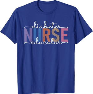 Diabetes Nurse Educator T-Shirt - T-Shirt | Royal
