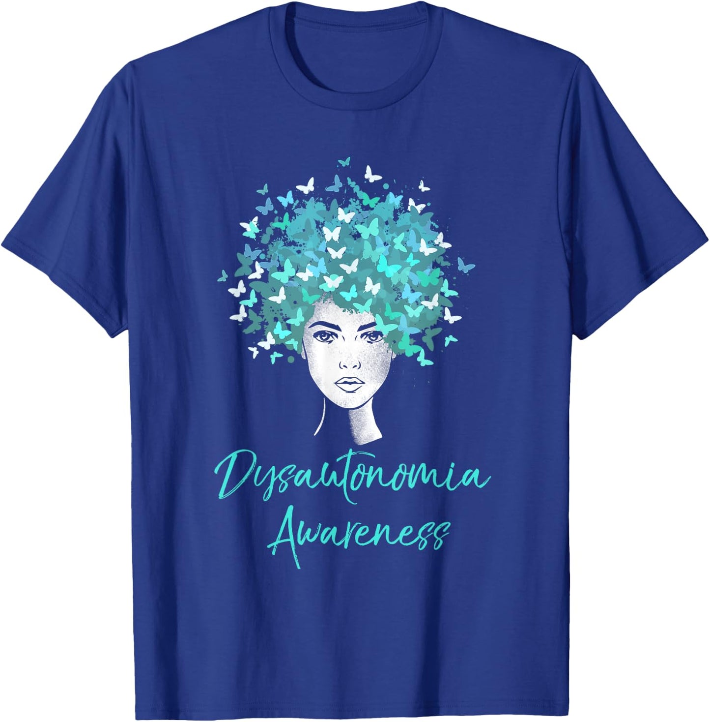 Dysautonomia Awareness Butterflies Gift T-Shirt - T-Shirt | Royal
