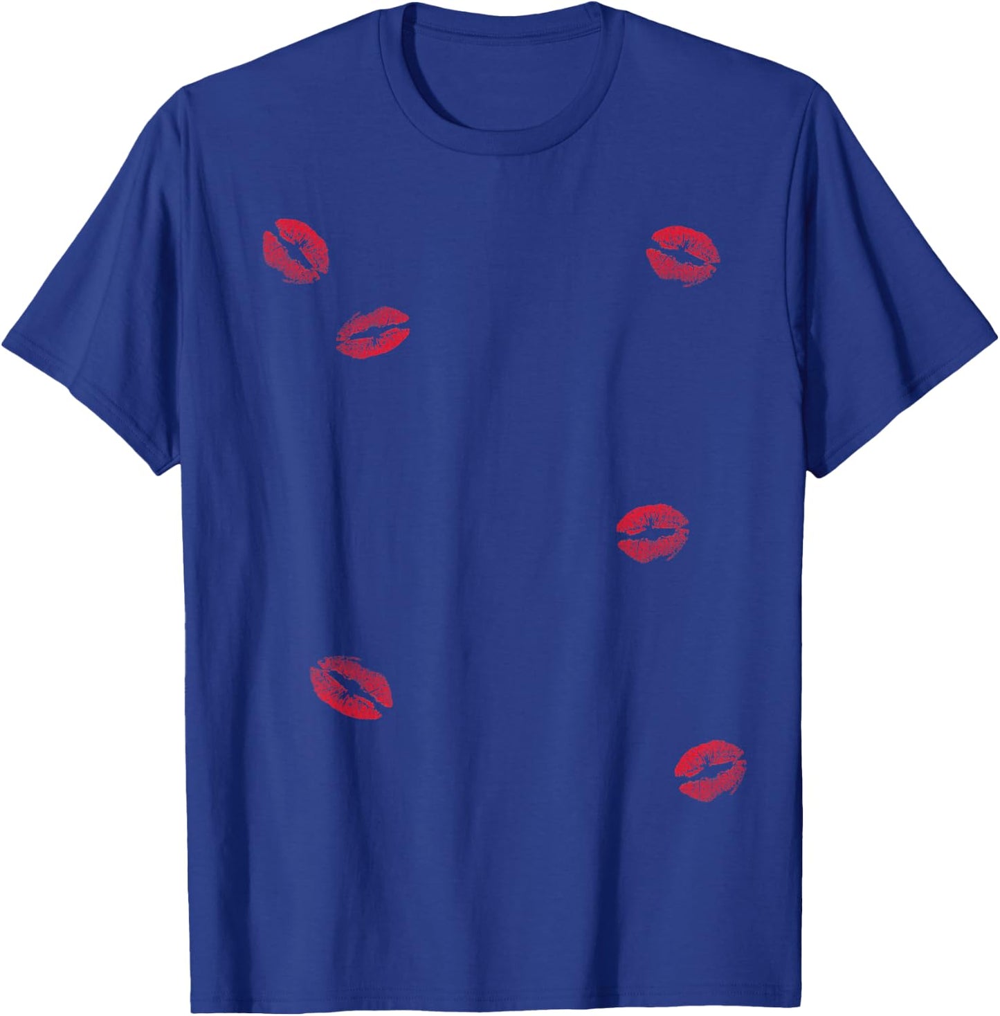 Kissed with Love: Playful and Flirty Lipstick Kisses T-Shirt - T-Shirt | Royal