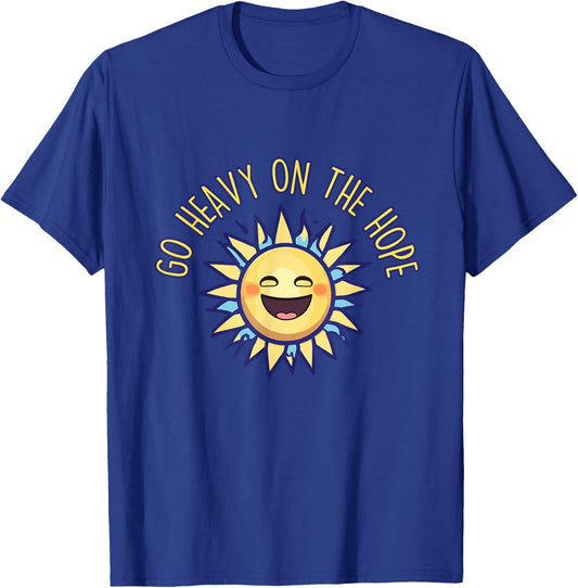 Hopeful Hearts Shine Brighter T-Shirt - T-Shirt | Royal