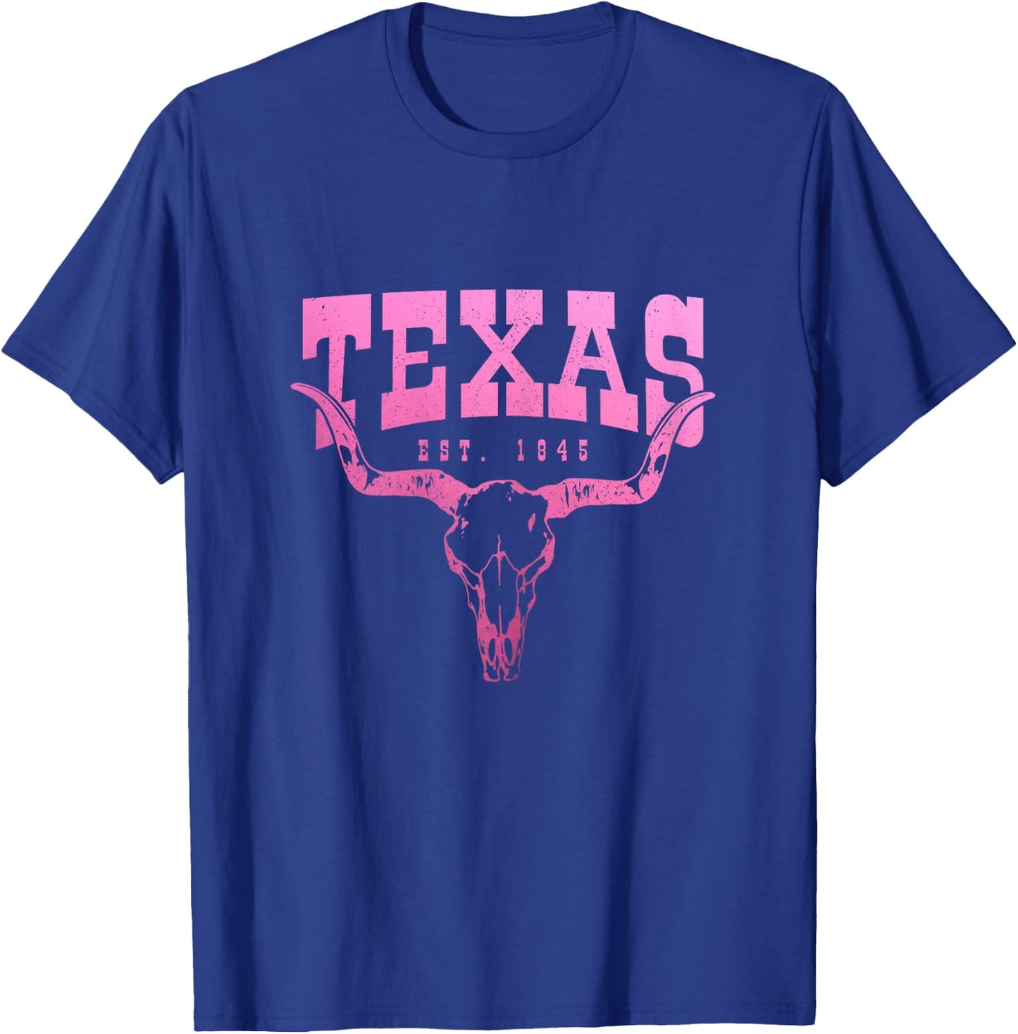 Texas Pride Est. 1845 TX Vintage Girls T-Shirt - T-Shirt | Royal