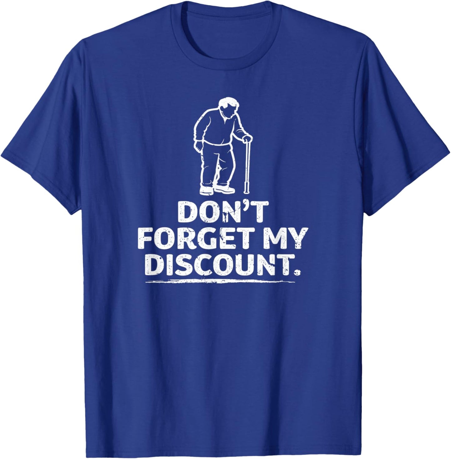 Old Person Older People Old Man Gag Funny Men Dad Birthday T-Shirt - T-Shirt | Royal
