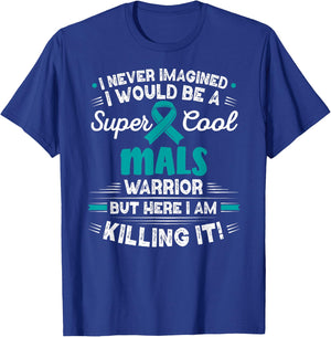 Median Arcuate Ligament Syndrome Cool MALS Warrior MALS T-Shirt - T-Shirt | Royal