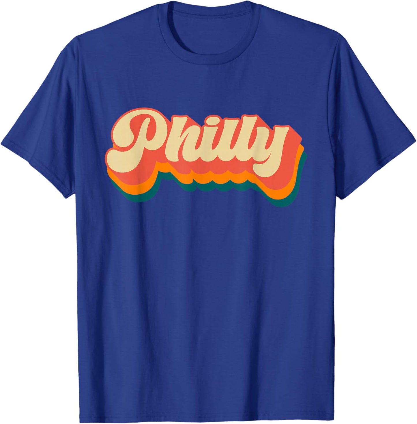Retro Philly Philadelphia T-Shirt - T-Shirt | Royal