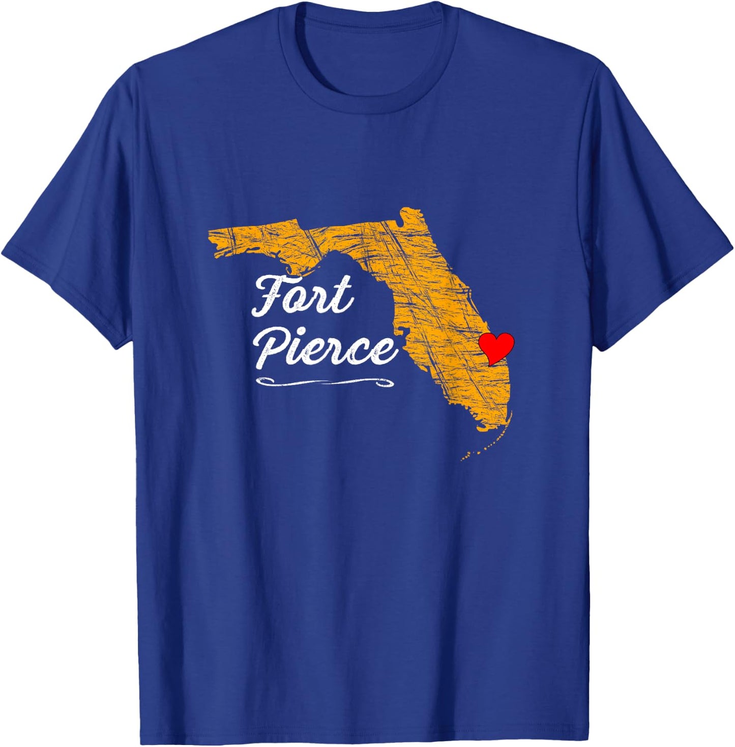 City of FORT PIERCE FLORIDA | Vacation Souvenir - Ft. Pierce T-Shirt - T-Shirt | Royal