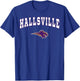 Hallsville High School Bobcats C2 T-Shirt - T-Shirt | Royal