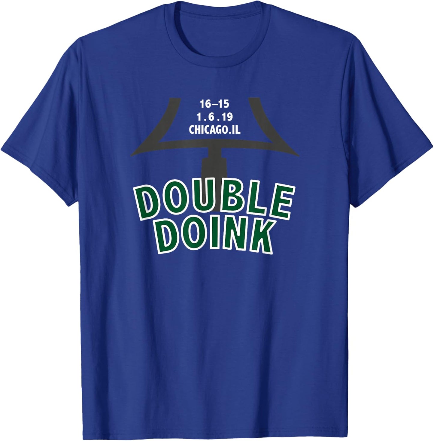 Double Doink for Football fans T-Shirt - T-Shirt | Royal