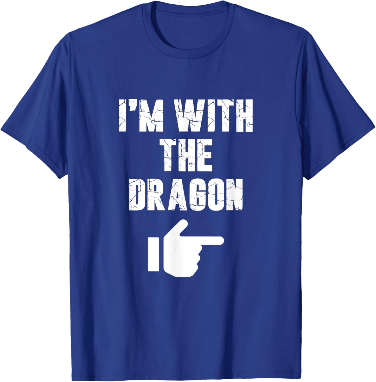 I'm with the Dragon Fun Easy Playful Halloween Costume T-Shirt - T-Shirt | Royal