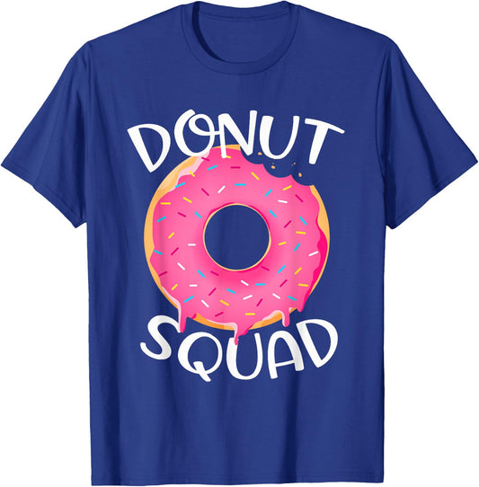 Donut Squad Funny Donut Cool Donut Lover Birthday Girls Gift T-Shirt - T-Shirt | Royal
