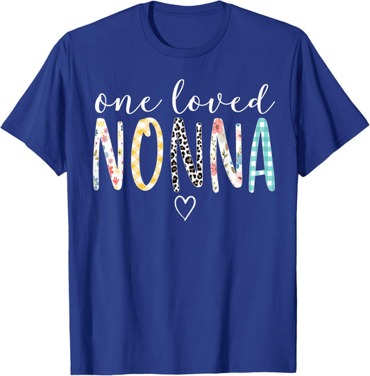 Nonna Gifts Women One Loved Nonna Mother's Day T-Shirt - T-Shirt | Royal