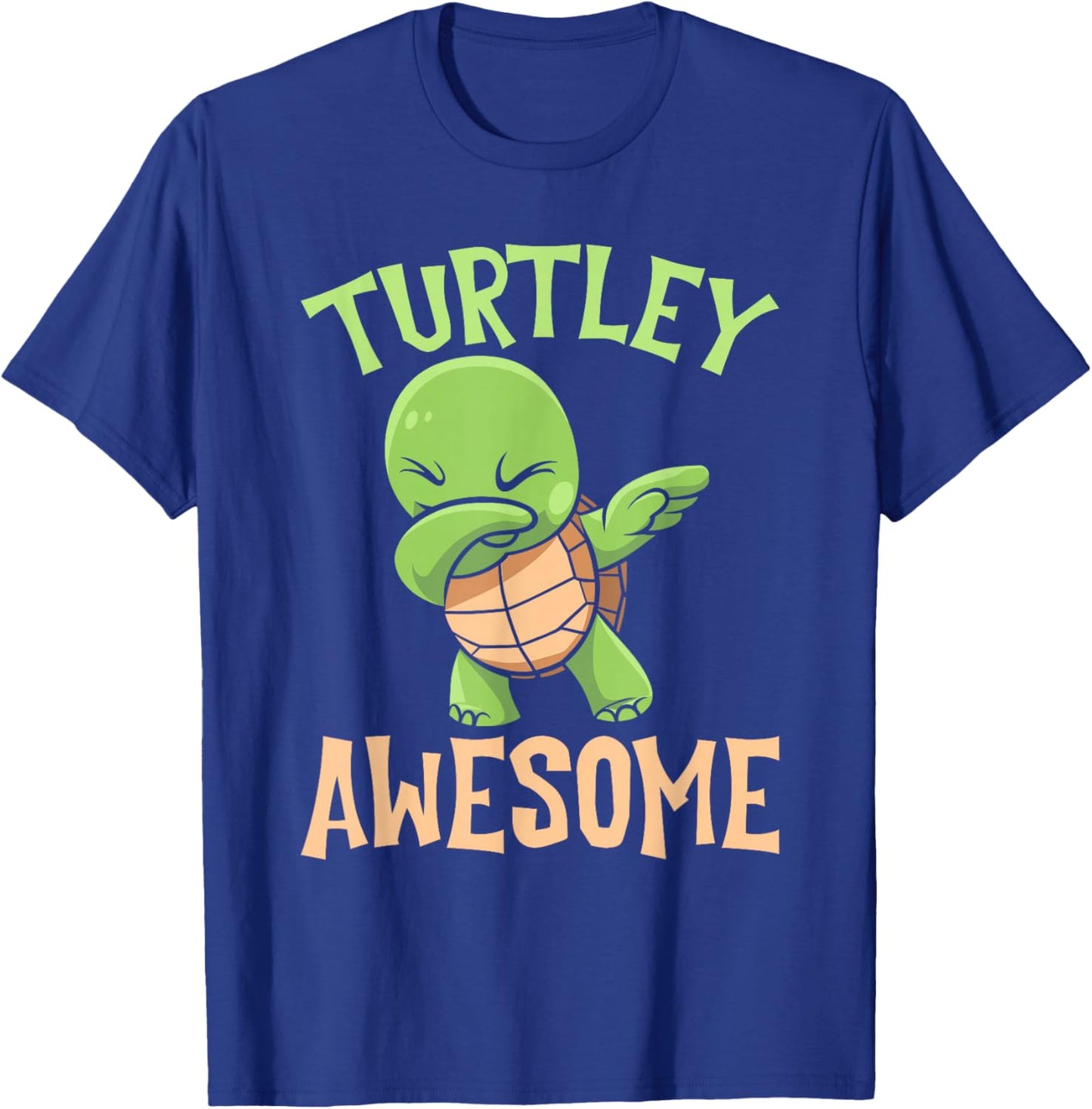 Turtley Awesome Dabbing Sea Turtle Ocean Turtle Lover T-Shirt - T-Shirt | Royal
