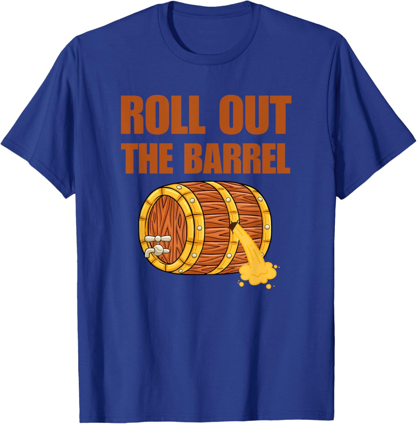 Brewers Roll Out The Barrel T-Shirt - T-Shirt | Royal