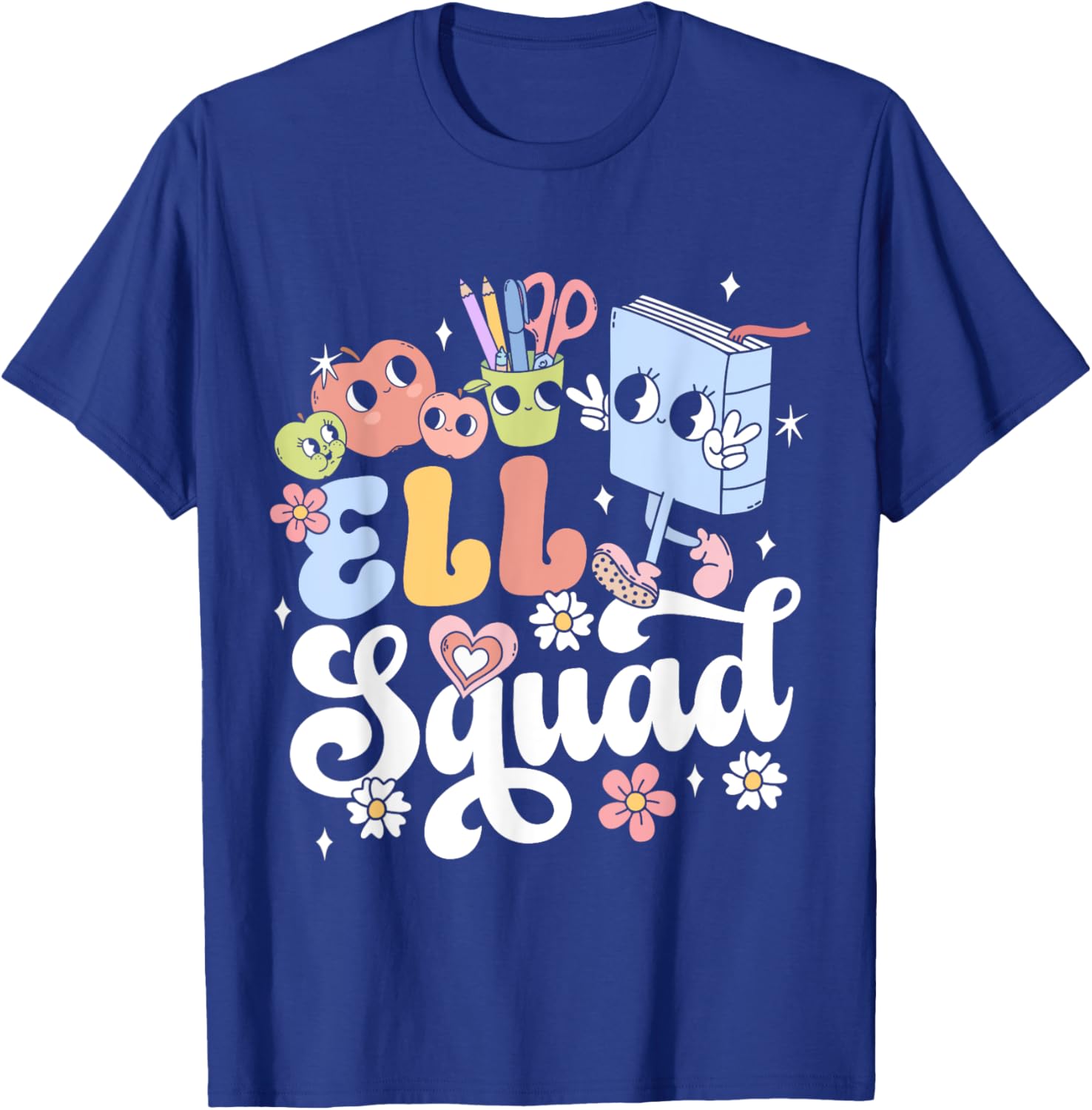 ELL Teacher ESOL Tutor ELL Squad Men Women T-Shirt - T-Shirt | Royal