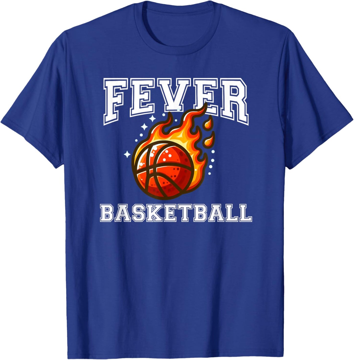Basketball Fever Vintage T-Shirt - T-Shirt | Royal
