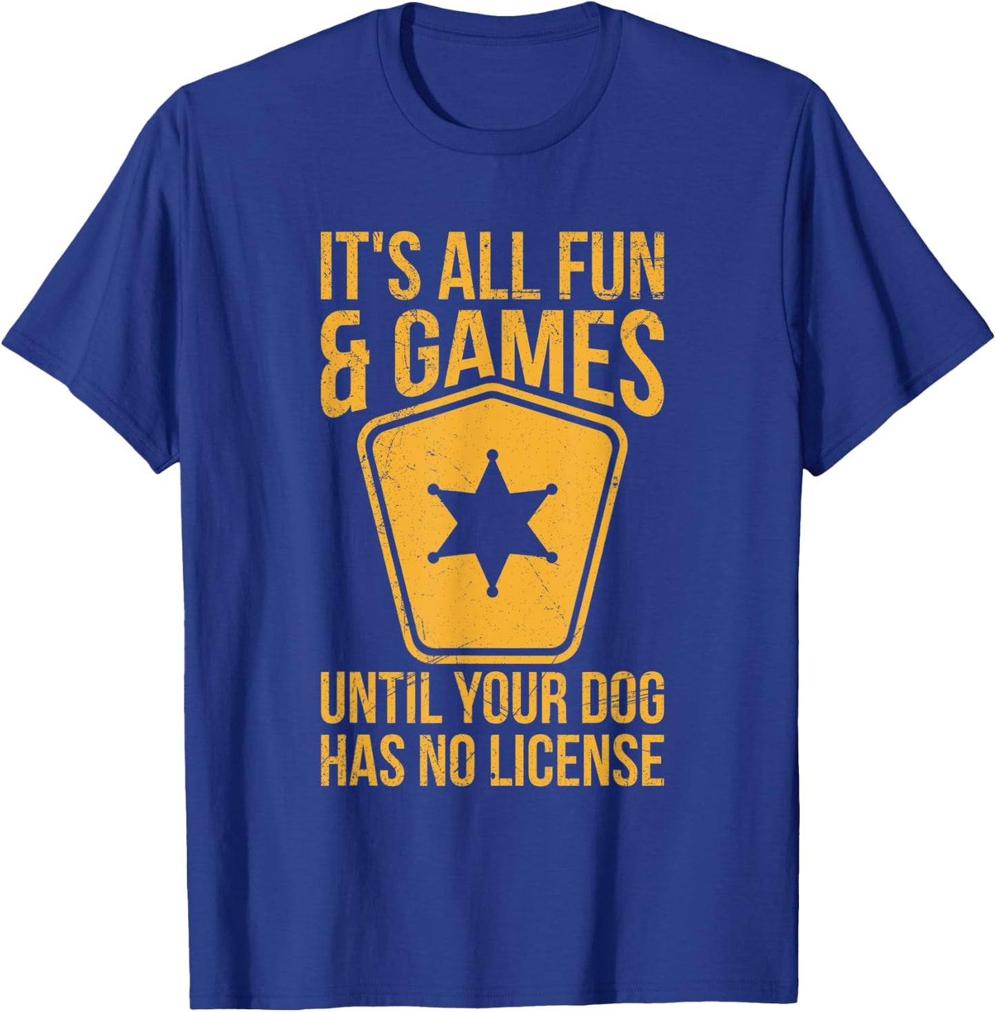 Animal Control Officer Design for a Professional Dog Catcher T-Shirt - T-Shirt | Royal
