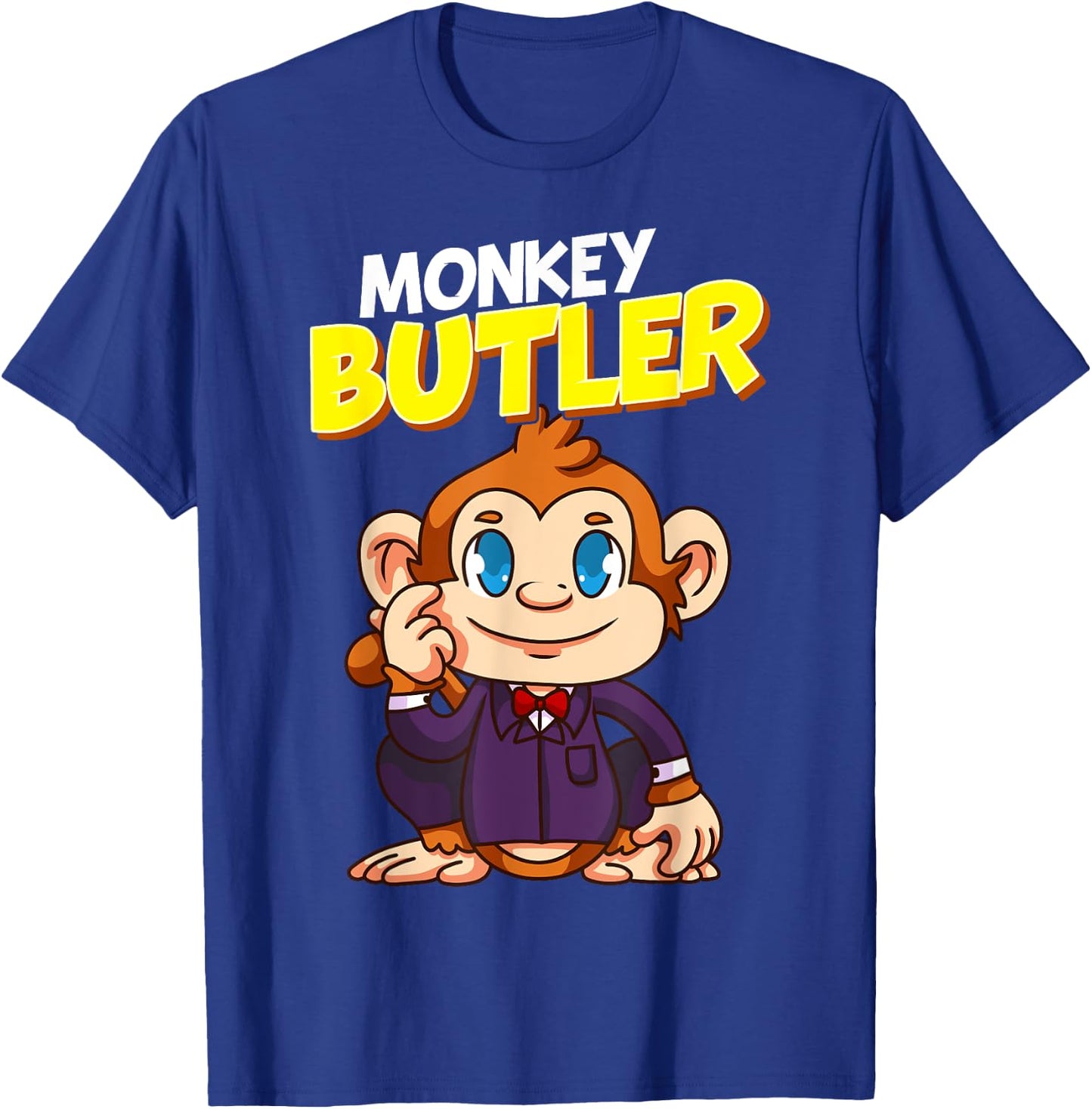 Butler - Monkey Butler T-Shirt - T-Shirt | Royal