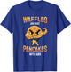 Waffles Are Just Pancakes With Abs | Funny Baker Gifts T-Shirt - T-Shirt | Royal