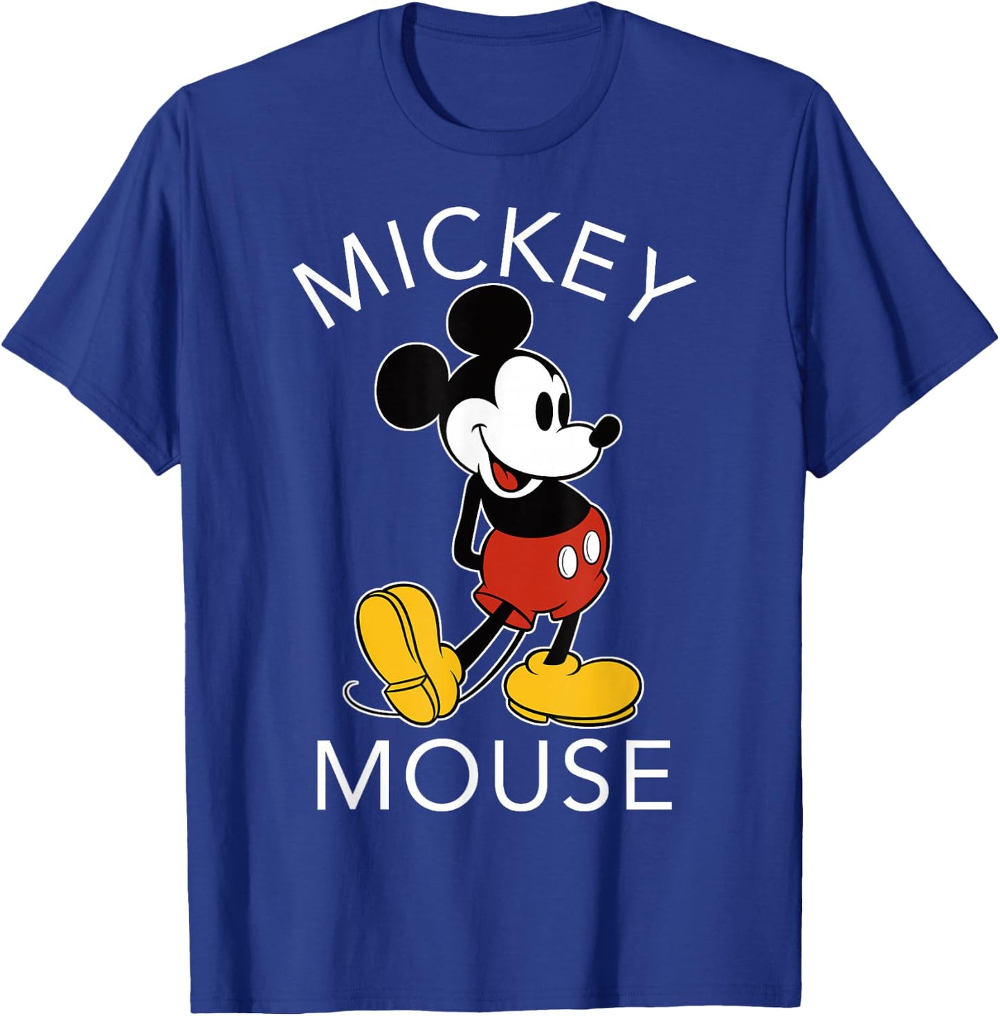 Disney Mickey Mouse Classic Portrait T-Shirt - T-Shirt | Royal
