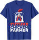 Future Chicken Farmer for a Chicken Lover Farming T-Shirt - T-Shirt | Royal