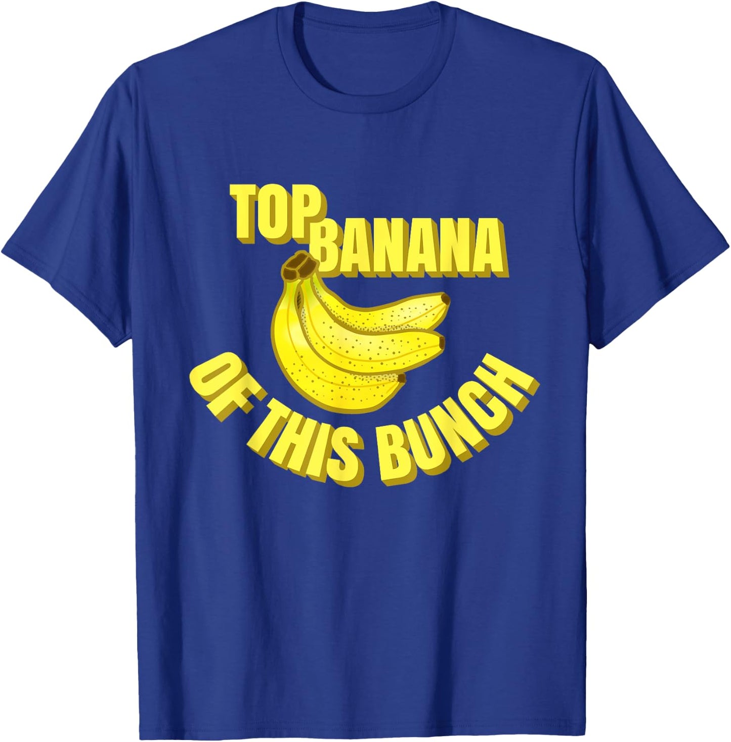 Top Banana of this Bunch Funny Mom Dad Group Leader Graphic T-Shirt - T-Shirt | Royal