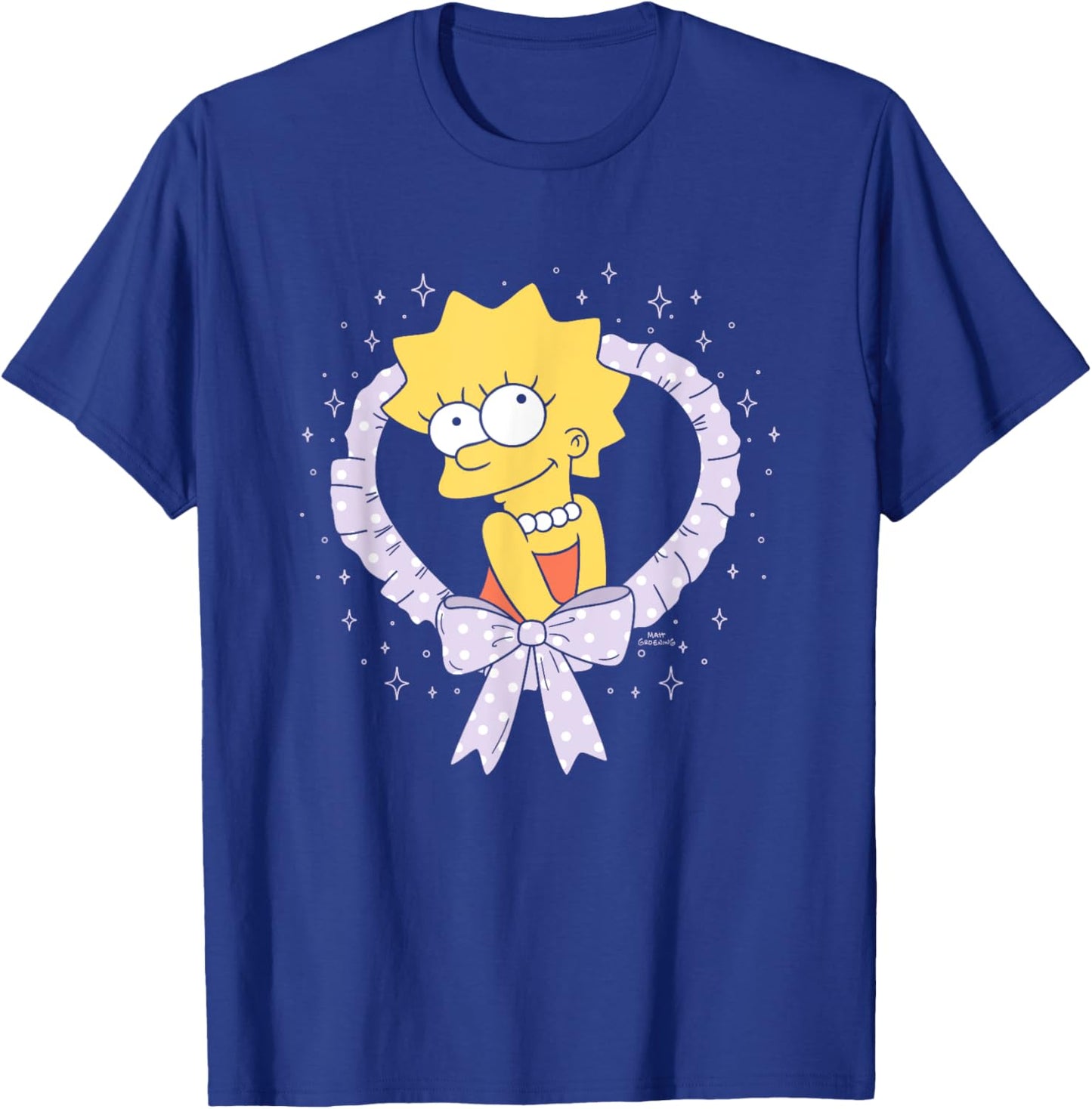 The Simpsons Valentine's Day Sweet Lisa Heart T-Shirt - T-Shirt | Royal
