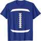 Thanksgiving - American Football Ball Lace Costume Funny T-Shirt - T-Shirt | Royal