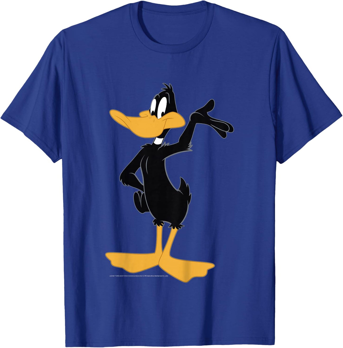 Kids Looney Tunes Daffy Duck Simple Portrait T-Shirt - T-Shirt | Royal
