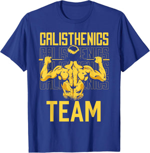Calisthenics Team Bodyweight Fitness Workout Calisthenics T-Shirt - T-Shirt | Royal