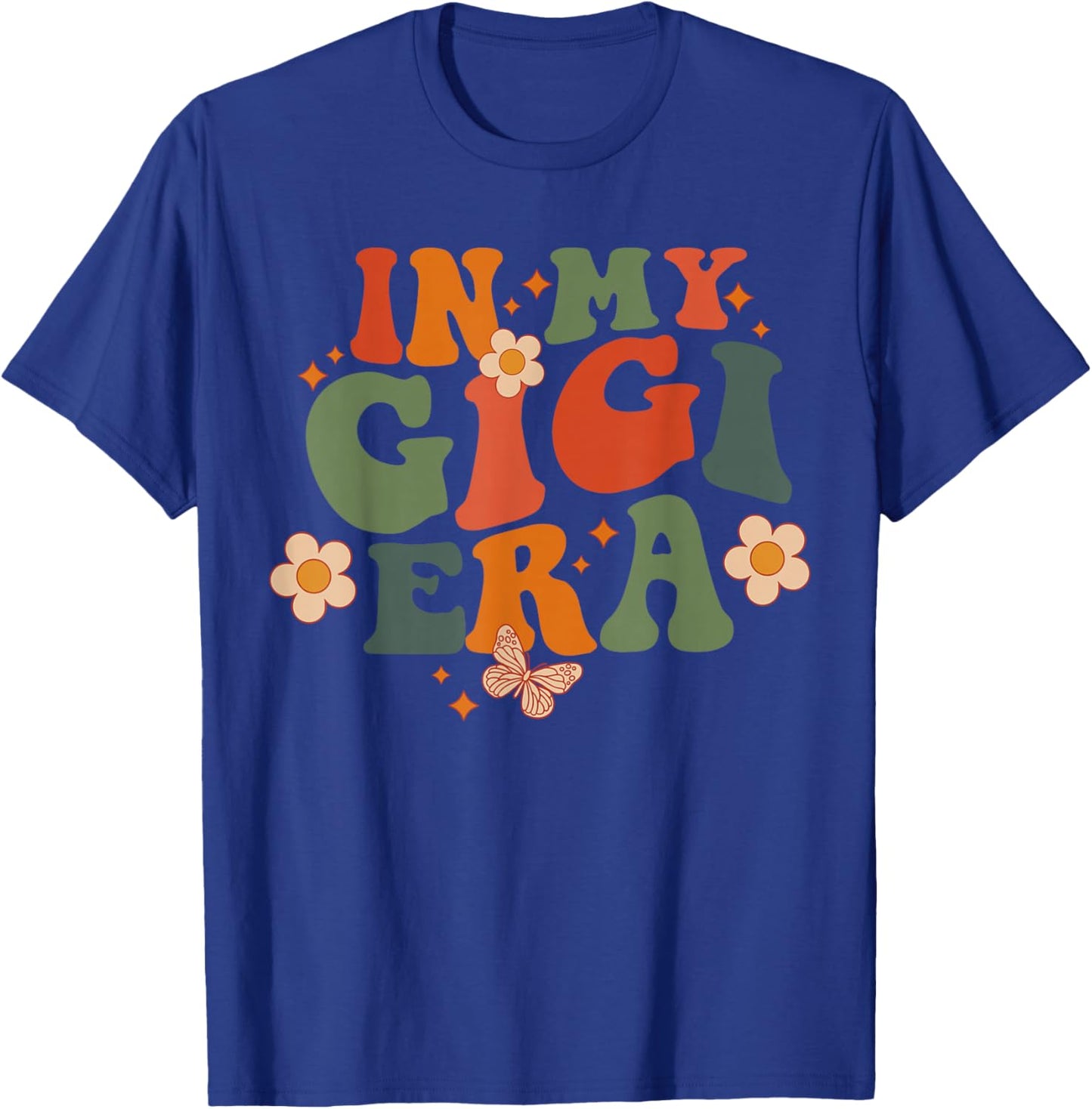 In My Gigi Era Baby Announcement for Grandma Mother's Day T-Shirt - T-Shirt | Royal