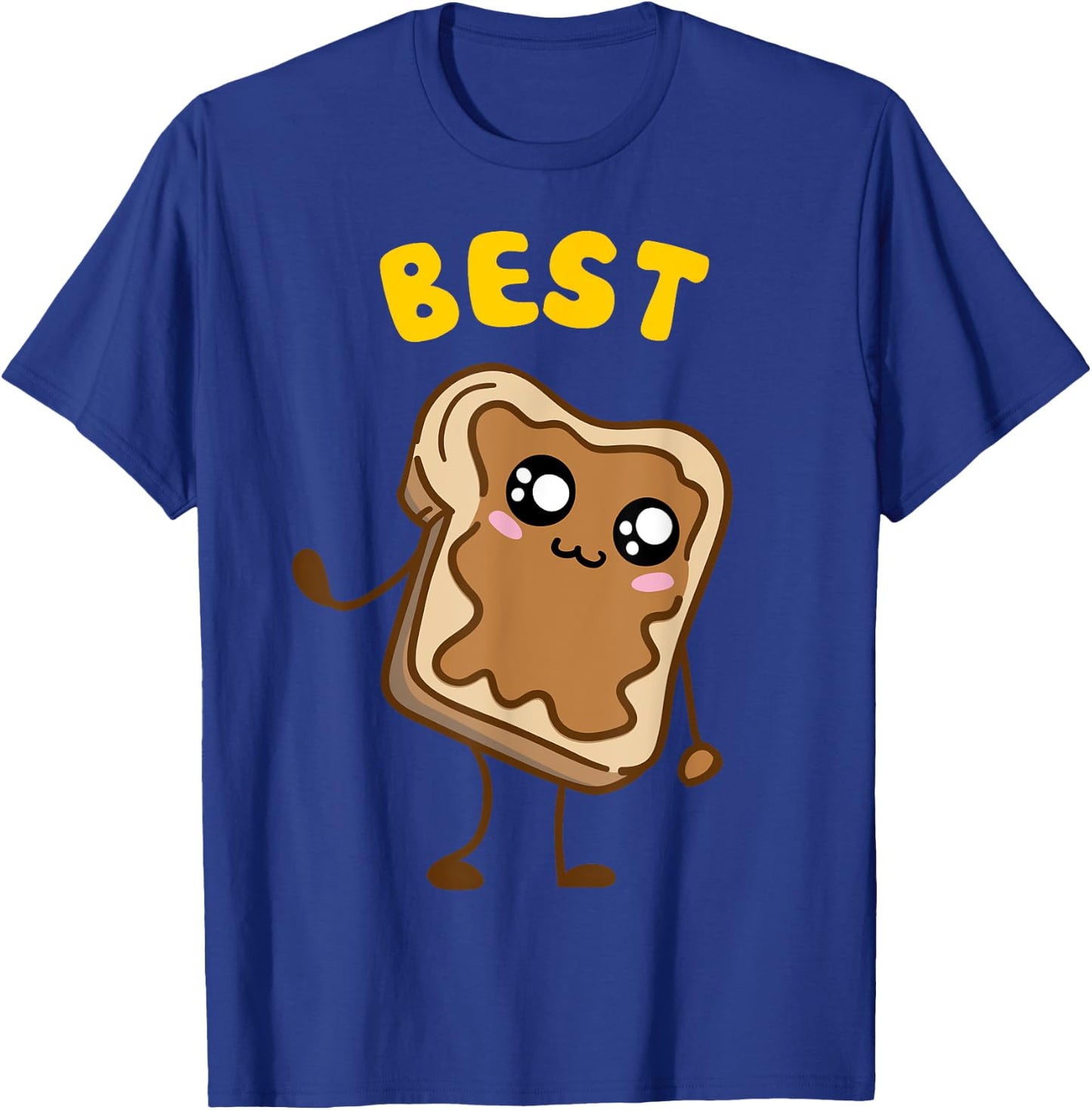 Kawaii Peanut Butter - Jelly - 1/2 BFF Best Friends Matching T-Shirt - T-Shirt | Royal