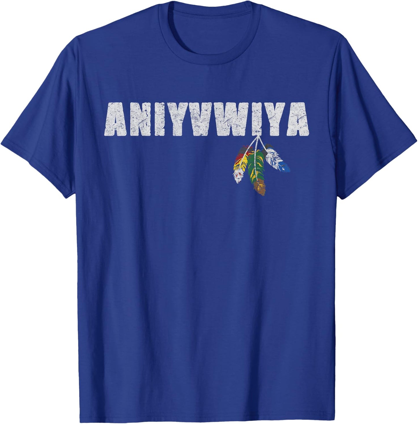Native American Pride Cherokee Keetoowah Nation Tsi Tsalagi T-Shirt - T-Shirt | Royal