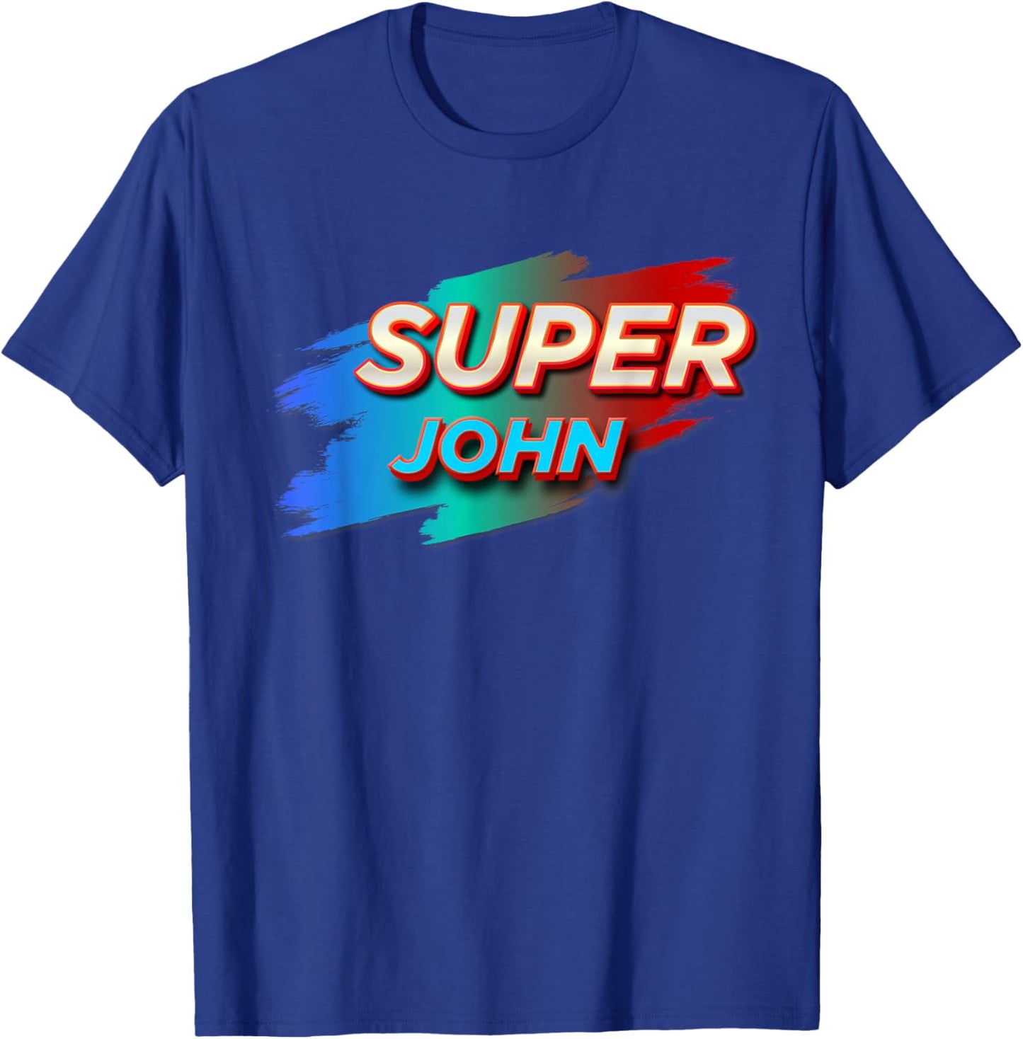 Super JOHN Funny Name JOHNS T-Shirt - T-Shirt | Royal