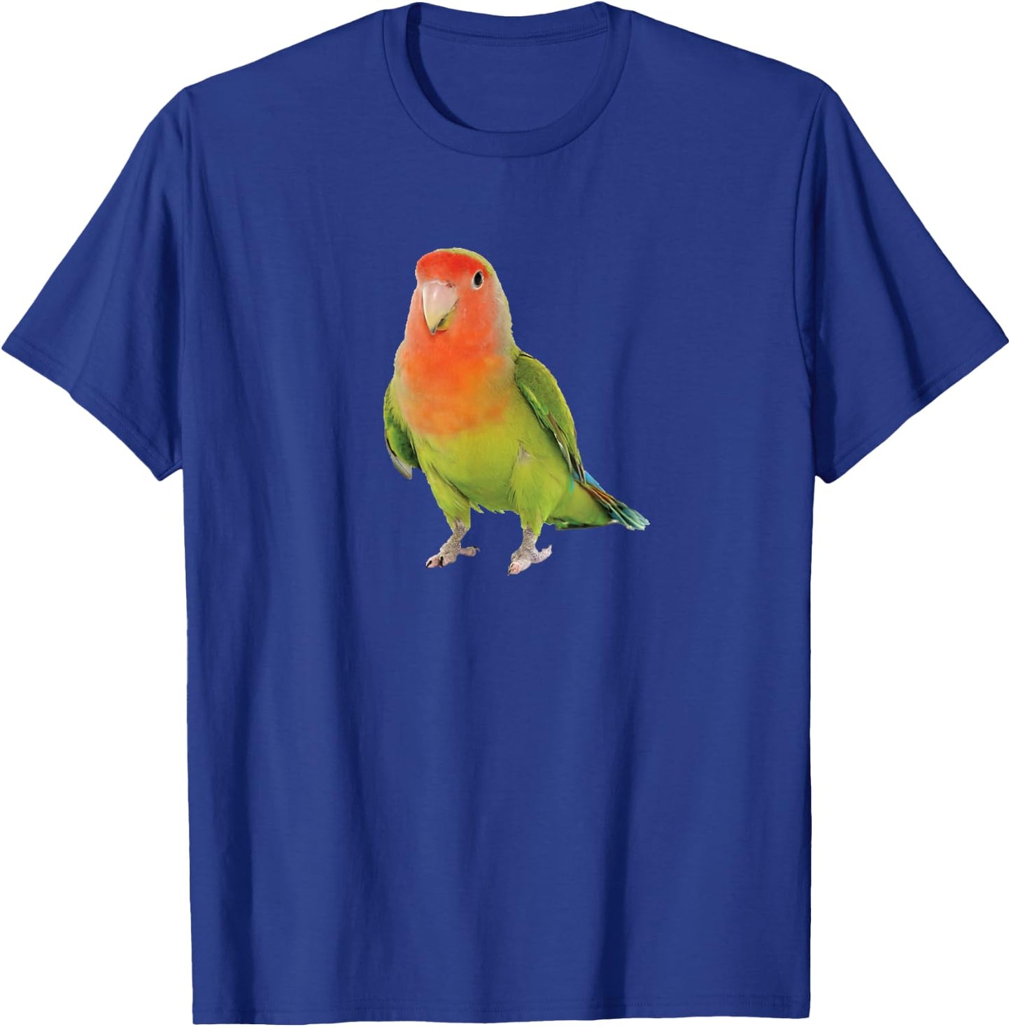 Peach Faced Lovebird Parakeet Face T-Shirt - T-Shirt | Royal