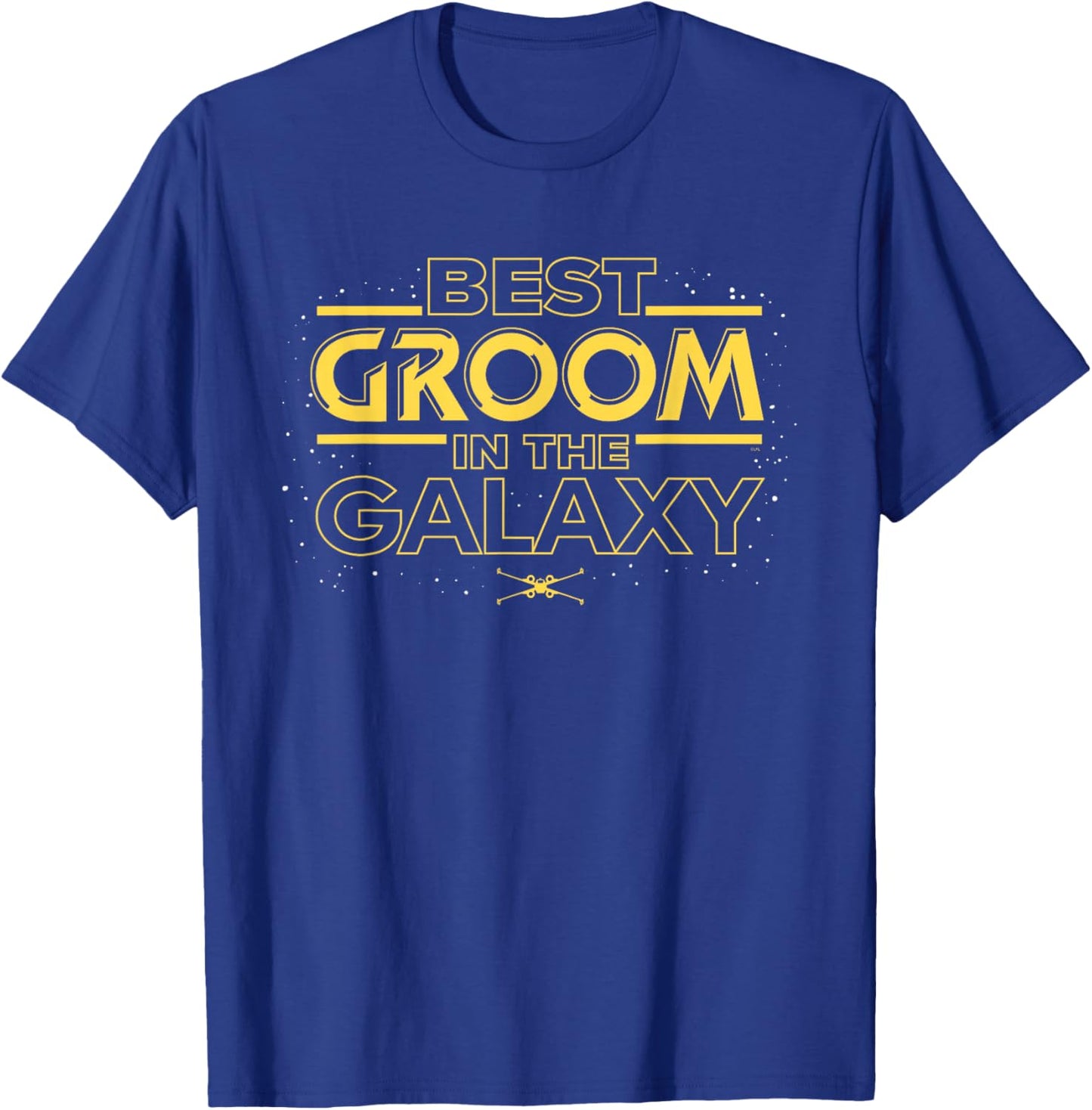 Star Wars Best Groom in the Galaxy Honeymoon Wedding Party T-Shirt - T-Shirt | Royal