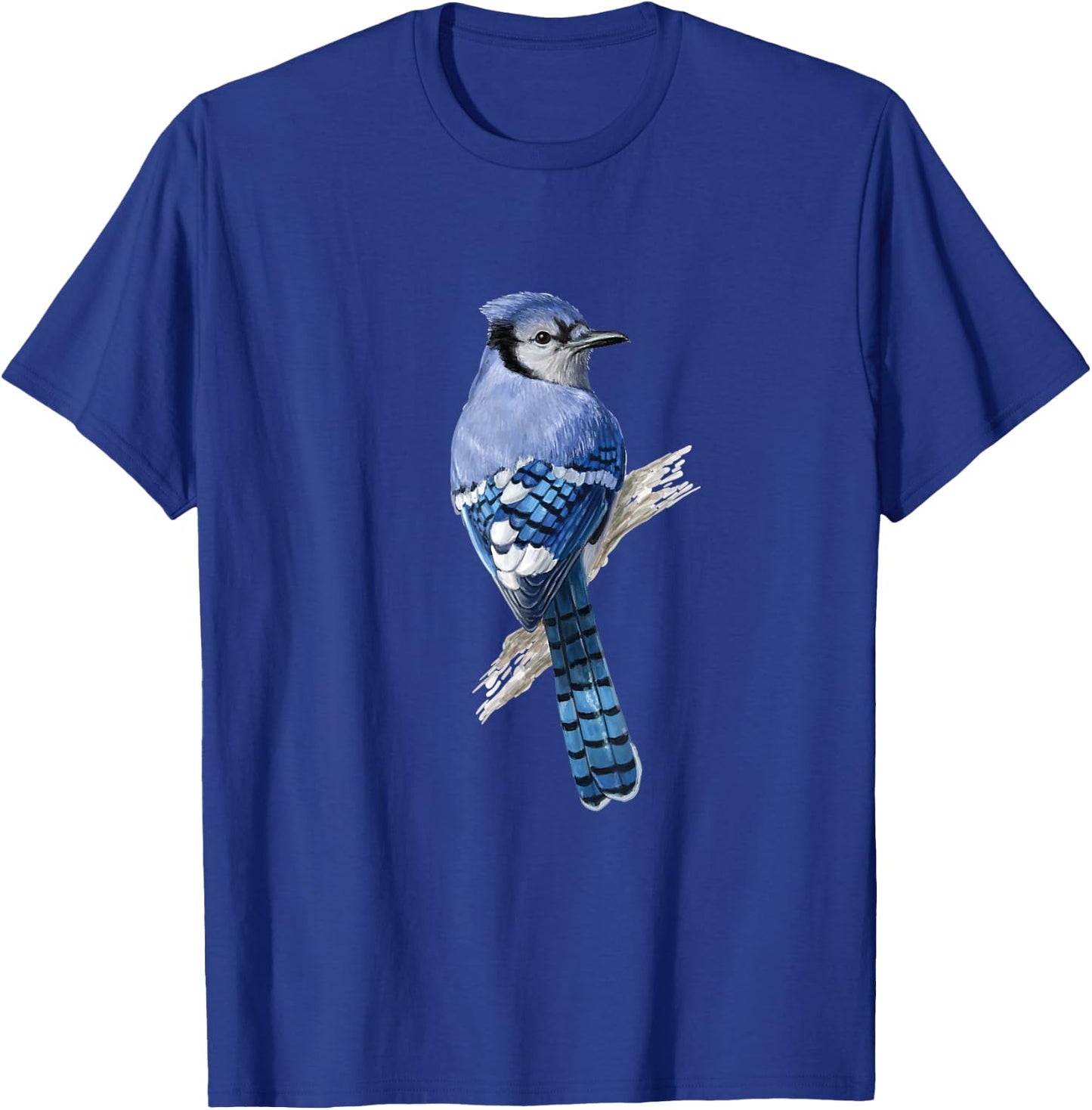 Blue Jay Bird T-Shirt - T-Shirt | Royal