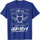 The Devil Saw Me With My Head Down Thought He'D Won - AMEN T-Shirt - T-Shirt | Royal