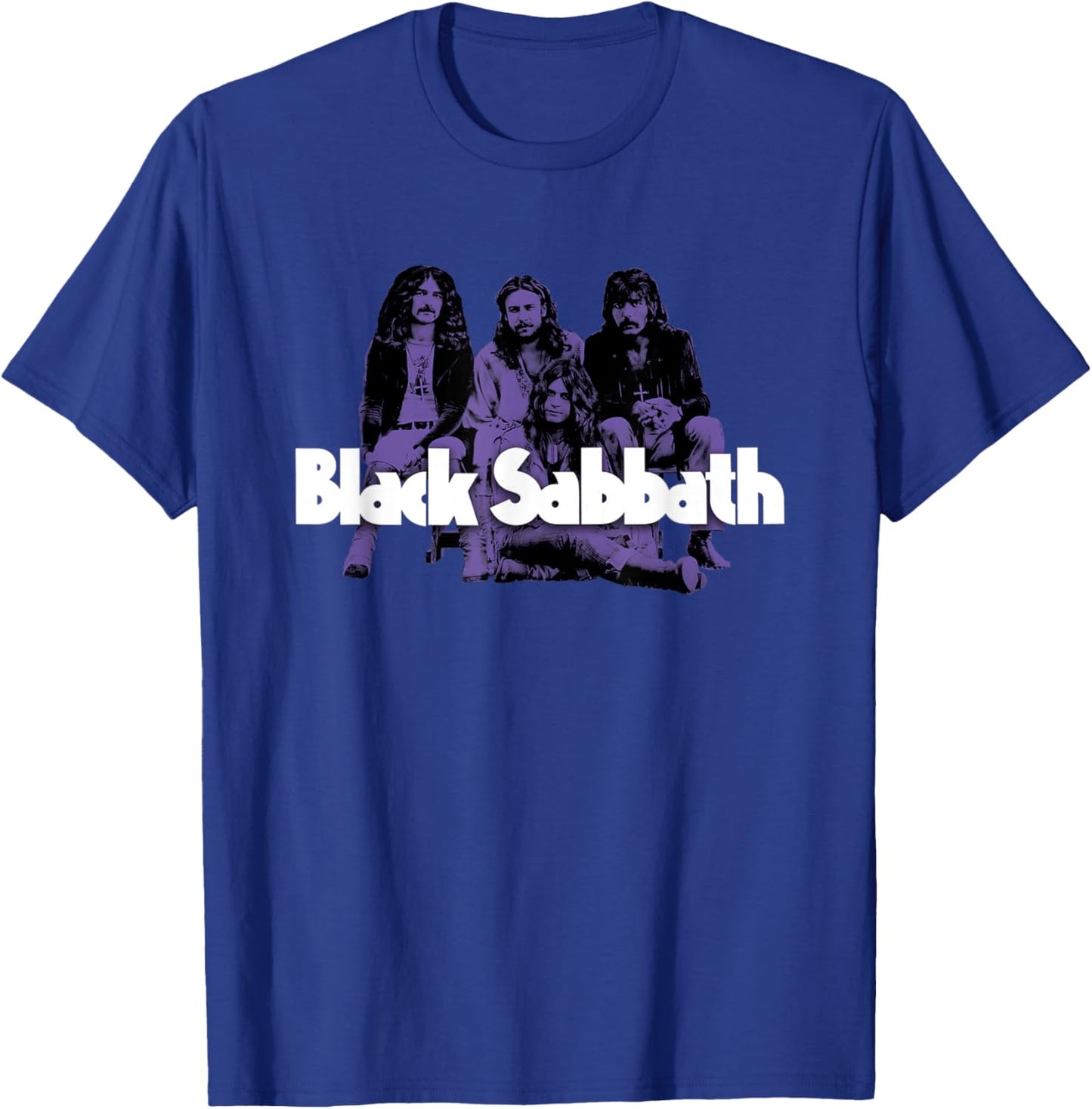 Official Black Sabbath Purple Photo T-Shirt - T-Shirt | Royal
