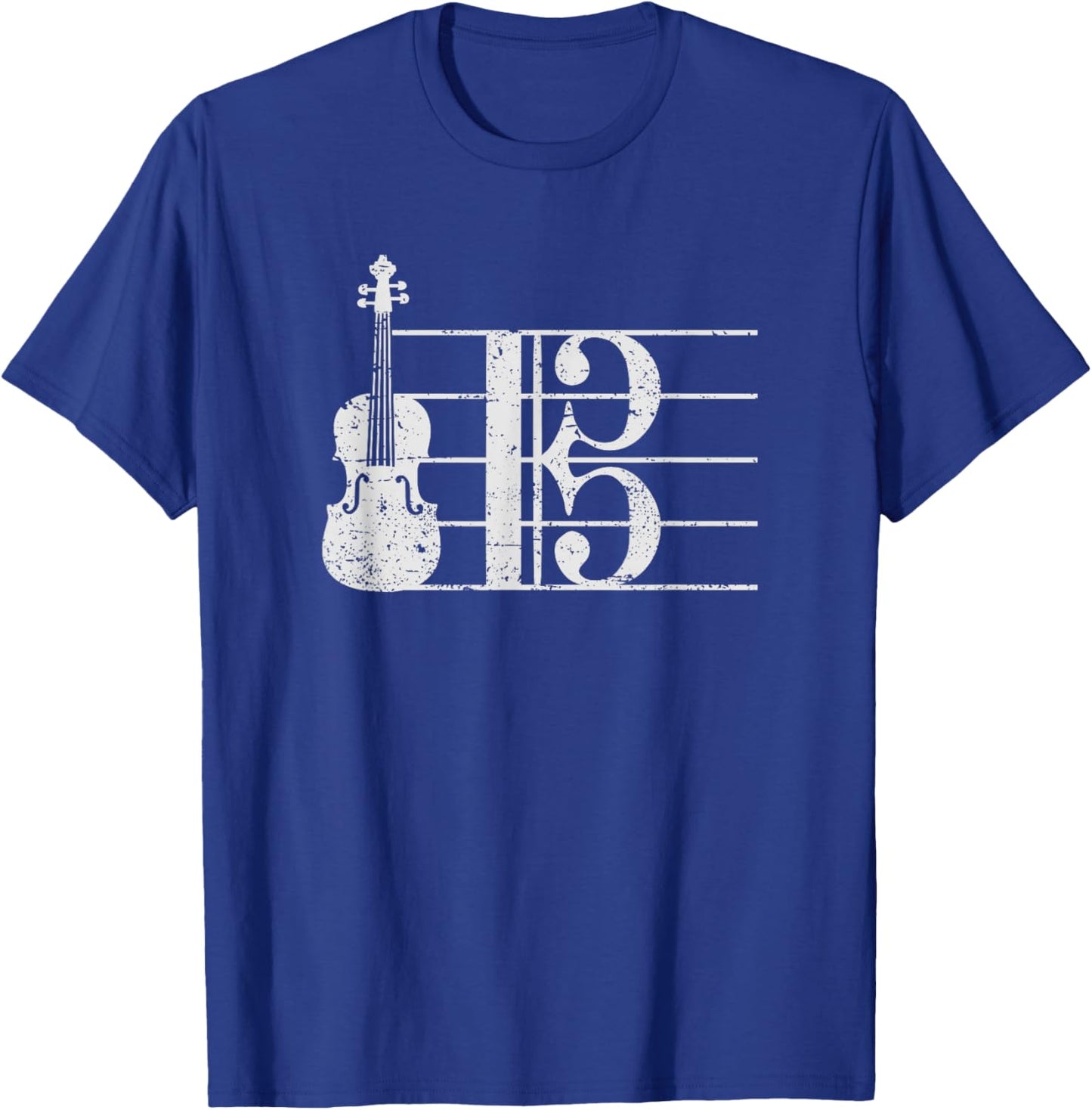 Alto Clef Viola Player Violist T-Shirt - T-Shirt | Royal