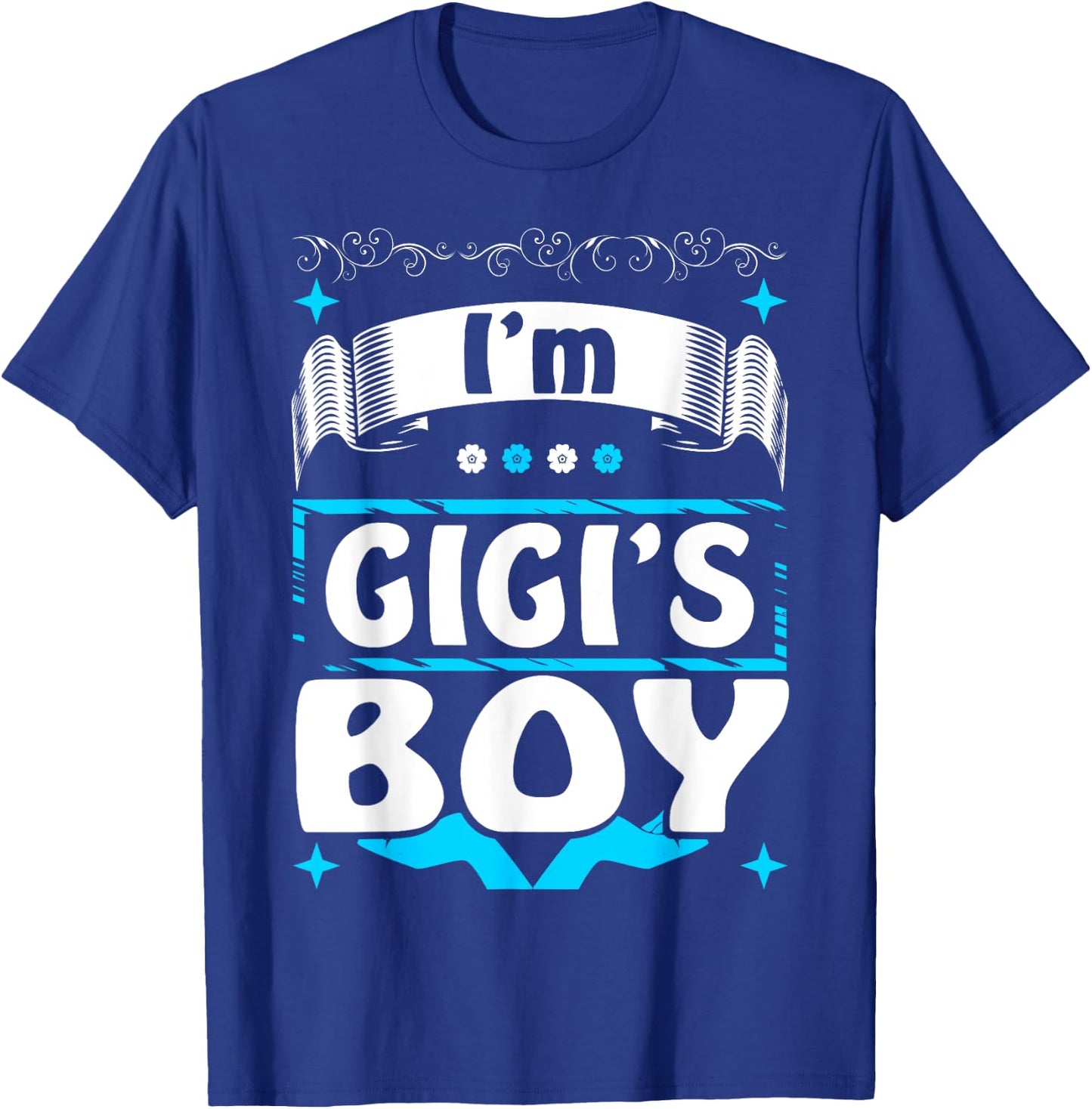 Gigi Boy Infant Toddler Gift Funny T-Shirt - T-Shirt | Royal
