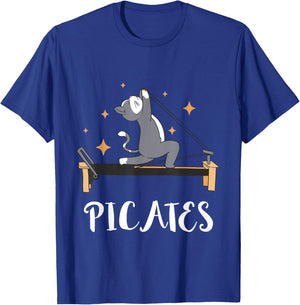 Cat Pilates Workout Pilates Fitness Instructor Pilates T-Shirt - T-Shirt | Royal