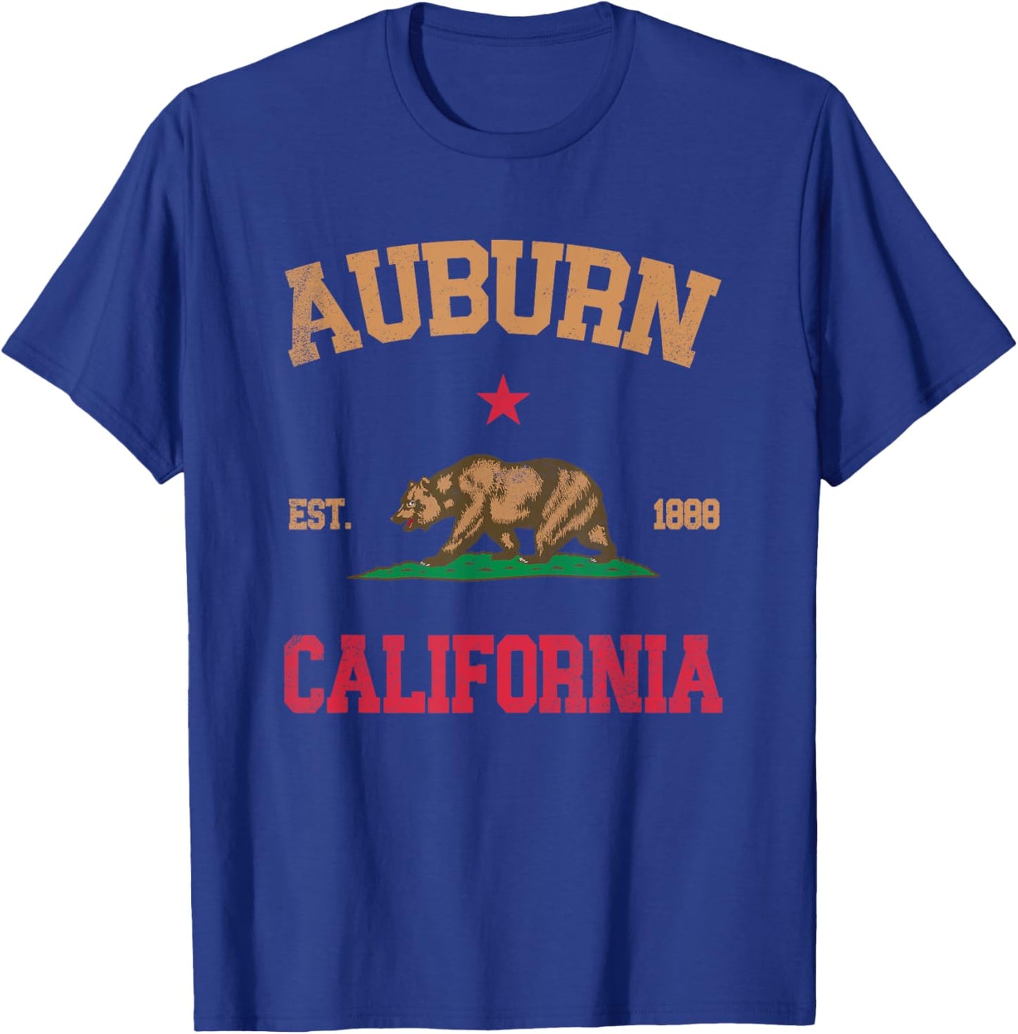 Auburn California T-Shirt - T-Shirt | Royal