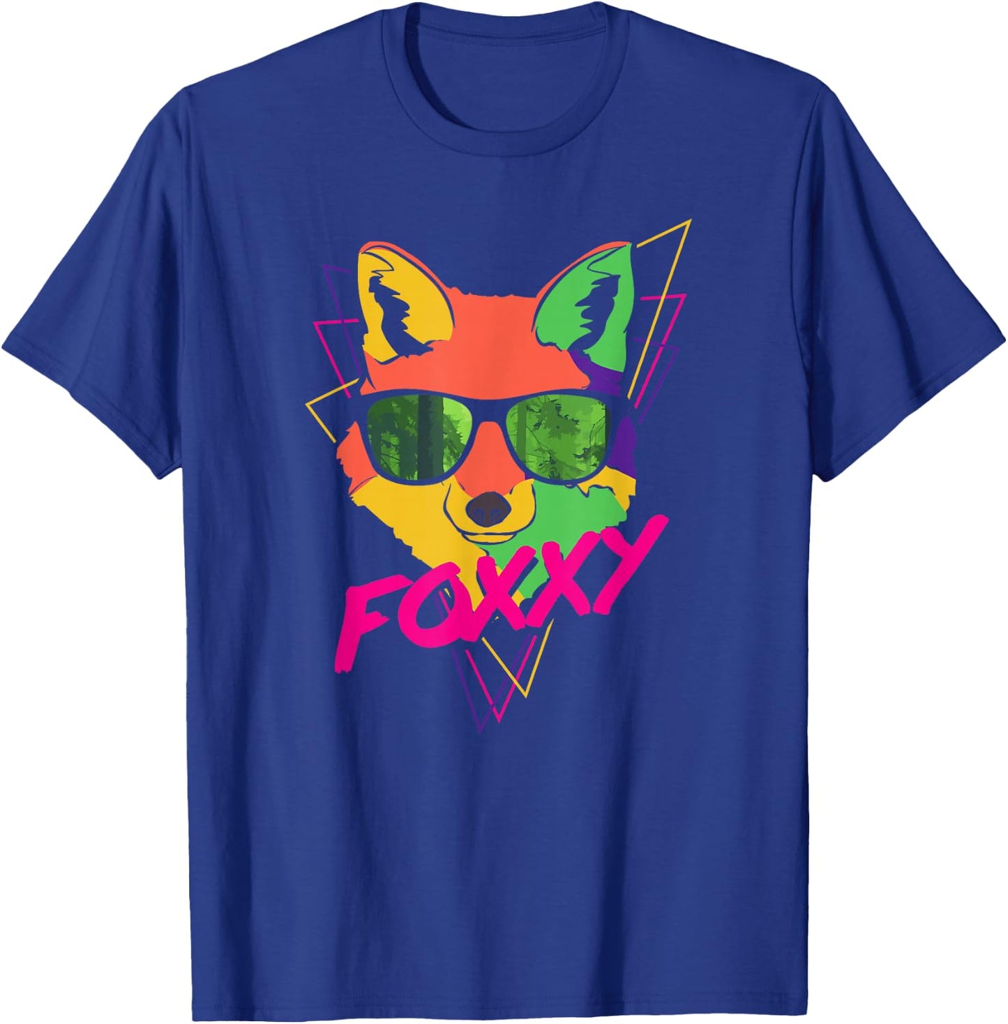 Fox - I love Fox - Foxy - Foxxy - Fox arts - Gift - Present T-Shirt - T-Shirt | Royal