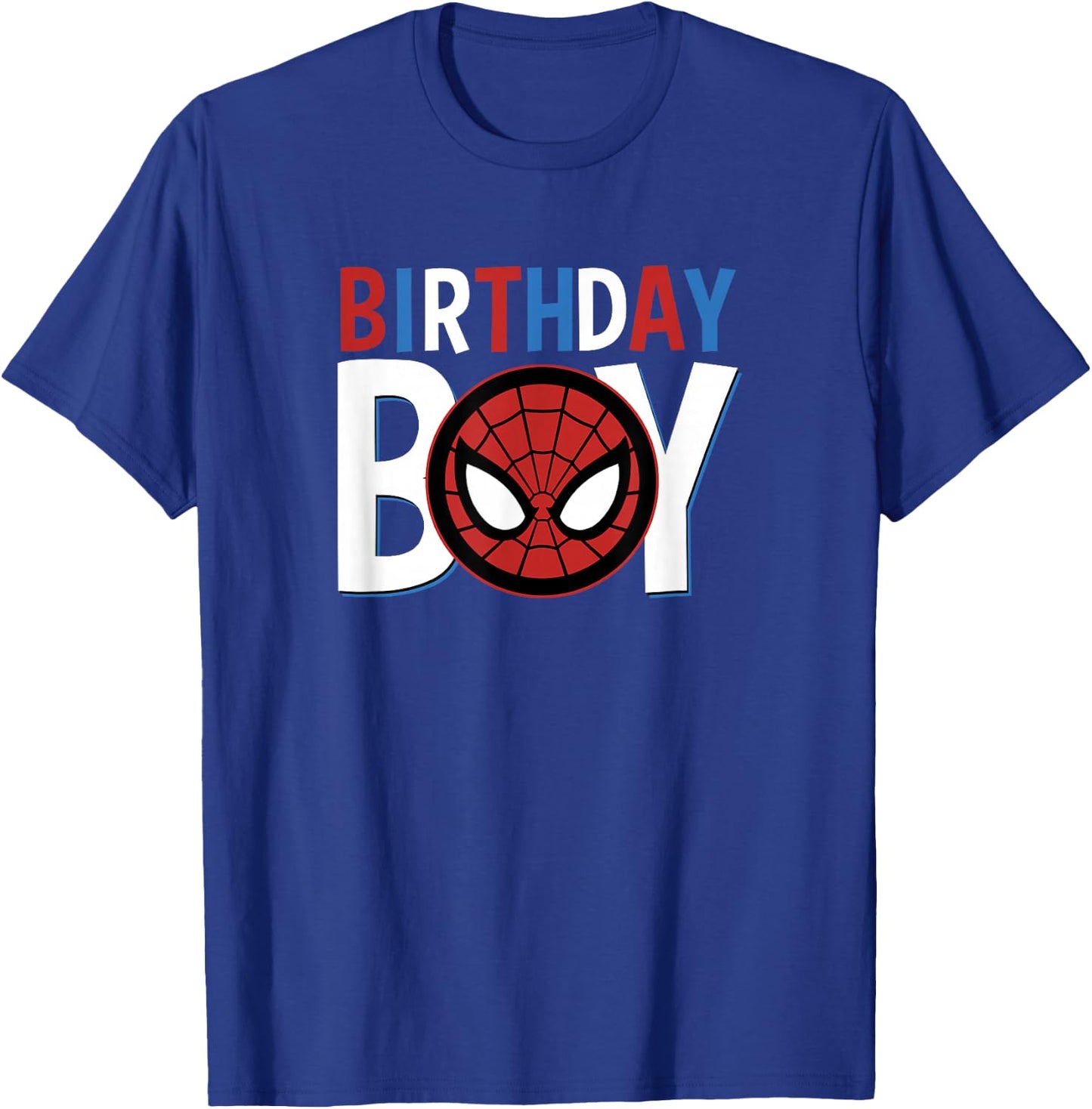Marvel Avengers Classic Spider-Man Birthday Boy T-Shirt - T-Shirt | Royal