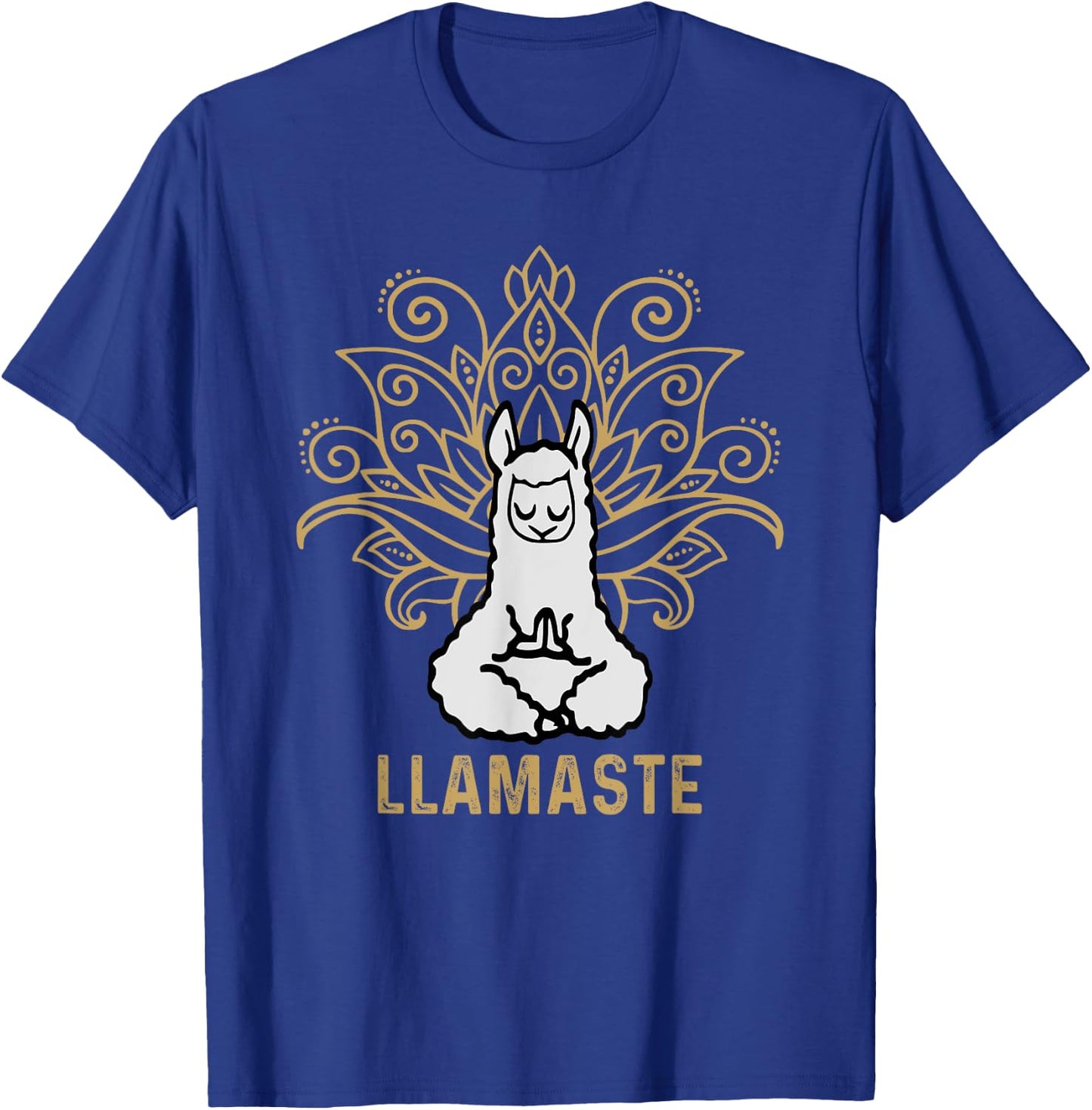 Llamaste Yoga Gift Women Kids Lover Llama Yoga T-Shirt - T-Shirt | Royal